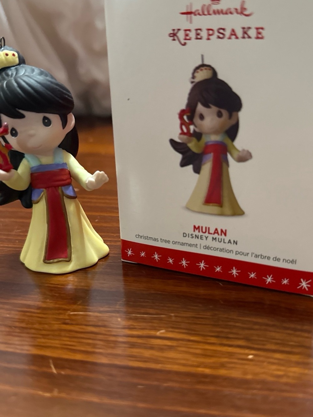 Disney Mulan Yellow & Red Ornament